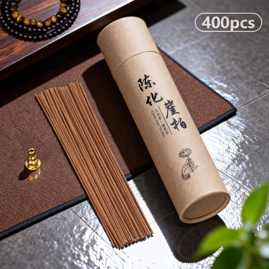 400 Pcs Natural Sandalwood Agarwood Incense Sticks for Meditation & Relaxation