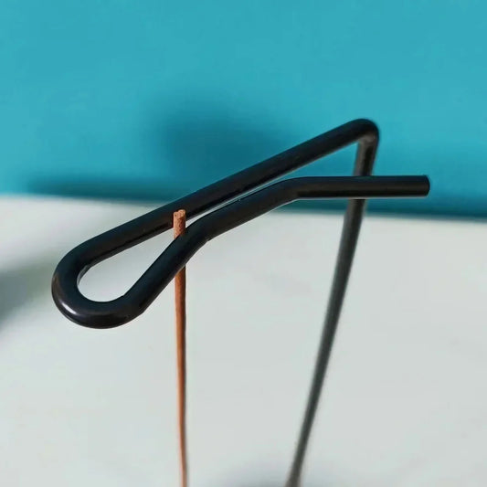 Minimalist Wood & Metal Upside-Down Incense Holder