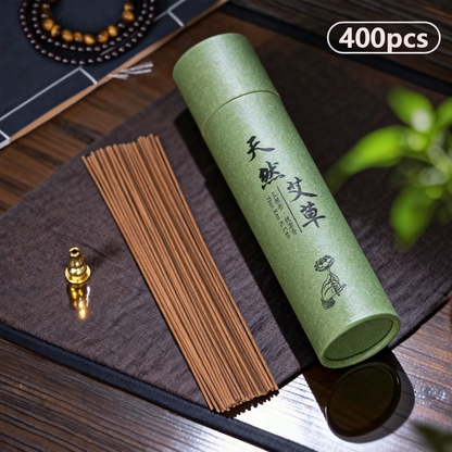 400 Pcs Natural Sandalwood Agarwood Incense Sticks for Meditation & Relaxation