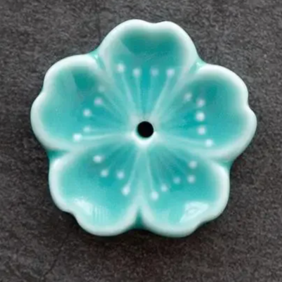 Elegant Ceramic Sakura Incense Stick Holder for Home Décor