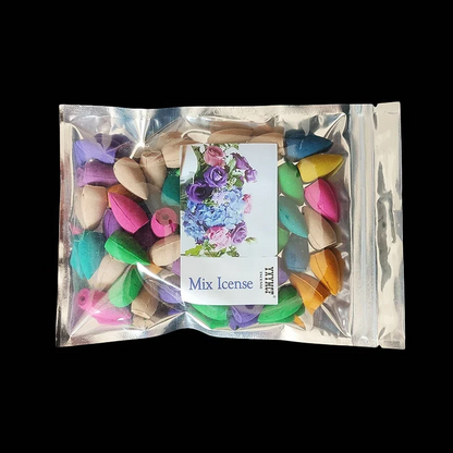Natural Backflow Incense Cones Mixed Scents for Home