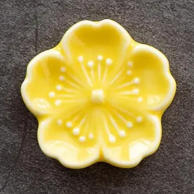 Elegant Ceramic Sakura Incense Stick Holder for Home Décor