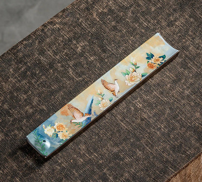 Elegant Ceramic Incense Burner Holder Stick Plate