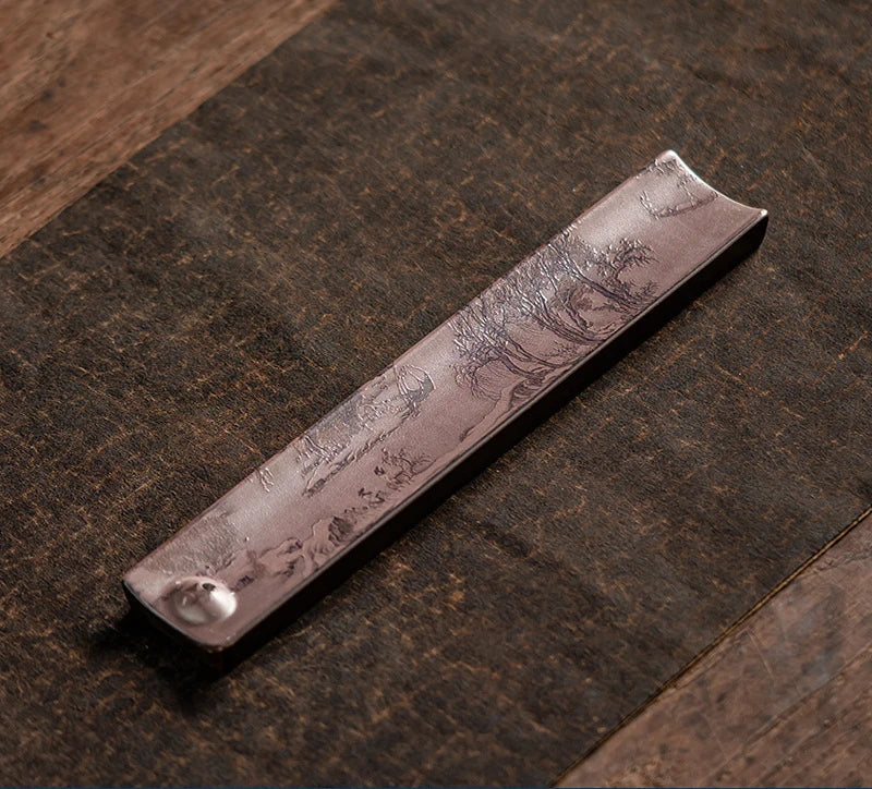 Elegant Ceramic Incense Burner Holder Stick Plate