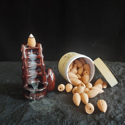 Natural Backflow Incense Cones for Aromatherapy & Relaxation
