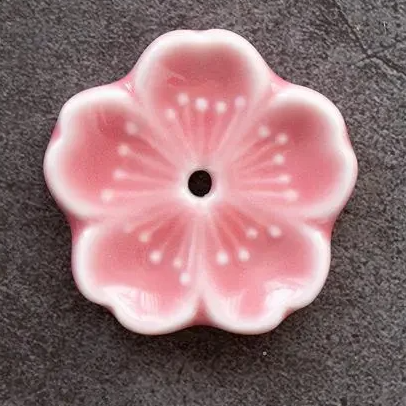 Elegant Ceramic Sakura Incense Stick Holder for Home Décor