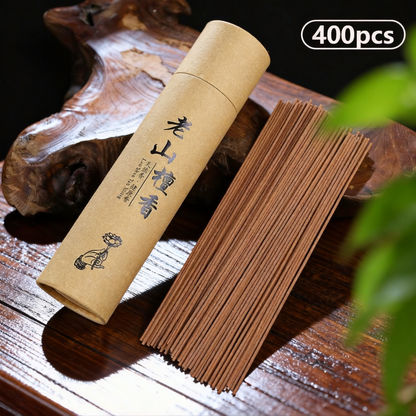 400 Pcs Natural Sandalwood Agarwood Incense Sticks for Meditation & Relaxation