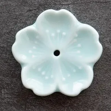 Elegant Ceramic Sakura Incense Stick Holder for Home Décor